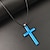 ieftine Colier-creștinism european și american titan oțel unic colier mare lucios cruce pandantiv bijuterii bărbați pandantiv cu lanț din oțel inoxidabil