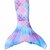cheap Swimwear-Kids Girls&#039; Bikini 5pcs Swimsuit Mermaid Tail Swimwear Cosplay Rainbow Halter Print Purple Blushing Pink Party Costumes Princess Bathing Suits