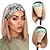 cheap Black &amp; African Wigs-Headband Wig is Suitable For Women&#039;s Gradient Wig 12 Inches (about 30.5 cm) Synthetic Headband Wig Short Bob Wig Suitable For Women More Color Straight Hair