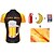 baratos Camisolas masculinas-21Grams Homens Camisa para Ciclismo Manga Curta Moto Blusas com 3 bolsos traseiros Ciclismo de Montanha Ciclismo de Estrada Resistente a UV Respirável Secagem Rápida Pavio Humido Preto Amarelo Verde
