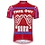 cheap Men&#039;s Jerseys-21Grams Men&#039;s Short Sleeve Cycling Jersey Bike Jersey Top with 3 Rear Pockets Mountain Bike MTB Road Bike Cycling Retro Novelty Jersey Breathable Anatomic Design Quick Dry Red Green Red Blue Red