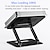 cheap Stands &amp; Cooling Pads-Laptop Stand for Desk Adjustable Laptop Stand Metal Portable Foldable Adjustable Laptop Holder Compatible with Kindle Fire iPad Pro MacBook Air Pro 9 to 15.6 inch 17 inch