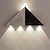 preiswerte Indoor-Wandleuchten-Lightinthebox LED-Wandleuchte, moderne 5-W-Dreieck-LED-Wandleuchte, Innen-Flur-Up-Down-Wandleuchte für Theater, Studio, Restaurant, Hotel, mehrfarbig