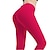 abordables Leggings y mallas de yoga-Mujer Alta cintura Pantalones de yoga Scrunch Butt Levantamiento de trasero fruncido Medias / Mallas Largas Polainas Prendas de abajo Control de barriga Levantamiento de tope Estiramiento de 4 maneras