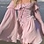Χαμηλού Κόστους Ιστορικές &amp; Vintage Στολές-Γοτθική Λολίτα Steampunk Κοκτέιλ Φόρεμα Vintage Φόρεμα Φορέματα Μεσαίου Μήκους Γυναικεία Ώμοι Έξω Απόκριες Πάρτι Ημερομηνία Καλοκαίρι Άνοιξη