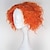 billige Karnevalsparykker-cosplay alices eventyr i eventyrland gal hattemaker cosplay parykker alle midtre del 12 tommer varmebestandig fiber krøllete tørr skinnende oransje tenåringer voksnes anime parykk halloween parykker