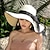 cheap Hiking Clothing Accessories-Womens Sun Straw Hat Wide Brim UPF 50 Summer Hat Foldable Roll up Floppy Beach Hats for Women