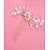 ieftine Casca de Nunta-mireasa coreeană ac de păr bijuterii de nuntă perlă cristal mărgele ac de păr clip în formă de U rochie de mireasă accesorii pentru coafură