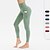 cheap Yoga Leggings &amp; Tights-Women&#039;s Sports Gym Leggings Yoga Pants High Waist Black Green Gray Winter Leggings Solid Color Tummy Control Butt Lift Quick Dry with Phone Pocket Clothing Clothes Yoga Fitness Gym Workout Running