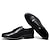 abordables Chaussures de Danse pour Homme-Homme Chaussures Latines Salon Chaussures Modernes Danse en ligne Utilisation Soirée Entraînement Oxford Talon épais Adulte Noir