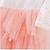 お買い得  ドレス-キッズ 幼児 リトルガールズドレス フラワーチュールドレス レース メッシュ バックレス ベージュ 非対称 七分丈 袖 かわいいドレス レギュラーフィット
