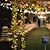 Недорогие LED ленты-солнечные светодиодные гирлянды на открытом воздухе роза из ротанга сказочный свет 2.3 м 20 светодиодов ip65 водонепроницаемый свадебный сад рождественская вечеринка гирлянда наружное украшение патио