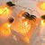 ieftine Fâșii LED-ananas în formă de zână led șir lumini 6m 3m 1.5m baterie sau funcționare usb Crăciun nunta vacanță grădină patio decor