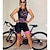 voordelige Dameskleding sets-mouwloos triatlon tri-pak zwarte fiets sneldrogende ademende sportlijnen / golven kleding kleding
