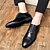 cheap Men&#039;s Oxfords-Men&#039;s Oxfords Printed Oxfords Dress Shoes Snakeskin Shoes Business Vintage Classic Daily Party &amp; Evening Leather Synthetics Non-slipping Height-increasing Wear Proof White Black Fall Winter / British