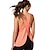cheap Yoga Tops-Women&#039;s Running Tank Top Open Back Cross Back Sleeveless Top Athleisure Breathable Quick Dry Lightweight Yoga Fitness Gym Workout Sportswear Activewear Solid Colored Coral Purple White