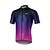 abordables Maillots pour hommes-Homme Maillot de cyclisme Dégradé Manche Courte Cyclisme Maillot avec 3 poches arrière Bandes réfléchissantes Poche Arrière Élastique Anti-dérapage Des sports Noir Jaune Pourpre foncé Vêtement Tenue