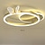 billige Taklamper med dimming-led taklampe 45 cm dimbar sirkeldesign innfelt lys akryl kunstnerisk stil moderne stil gull nordisk stil sommerfugl 220-240v