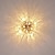 halpa Pinta-asennettavat ja puoliksi pinta-asennettavat-50/60/70cm led kattovalaisin 5 6 8 päätä ainutlaatuinen maapallo voikukka design kattokruunu pohjoismainen taiteellinen tyyli ilotulitus kristallilamppu olohuone ruokasali makuuhuone baarilamppu