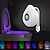 billiga Inomhus Nattljus-2st 1st smart pir rörelsesensor toalettstol nattlampa 8 färger vattentät bakgrundsbelysning för toalettskål LED Luminaria lampa WC toalettlampa