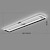 abordables Montajes al ras y montajes semi al ras-plafón led 40 60 80100 cm formas geométricas luces empotradas metal estilo artístico estilo moderno elegantes acabados pintados led moderno 220-240v