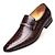 رخيصةأون أحذية أوكسفورد للرجال-رجالي أوكسفورد البس حذائك حفلة رسمية حفلة الزفاف جلد PU أسود بني الخريف الربيع