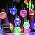 cheap LED String Lights-Solar Bulb String Lights Outdoor 50 LEDs 7m Crystal Ball Solar Light 6.5m 30 Leds Outdoor IP65 Waterproof 8 Models String Fairy Lamps Solar Garden Garlands Christmas Decoration