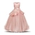 cheap Party Dresses-Kids Girls&#039; Dress Solid Color Bow Sleeveless Prom Wedding Party Ruffle Embroidered Layered Ball Gown Princess Polyester Maxi Pink Princess Dress Summer Spring Fall 4-13 Years Pink Lavender Green