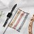 cheap Smartwatch Bands-1 pcs Watch Band for Apple Watch Series SE / 6/5/4/3/2/1 Stainless Steel Replacement  Strap Modern Buckle Jewelry Design Wristband