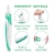 cheap Ear Care &amp; Eye Care-Ear Wax Removal Tool Ear Wax Remover Silicone Ear Cleaner Safe Soft Spiral Smart Reusable Ear Picker Clean Kit Catcher 15 Replacement Tips for Adults  Humans
