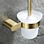 billige Håndklædestænger-gyldne badeværelses hardwaresæt, vægmonteret håndklædestang i rustfrit stål/toiletpapirholder/toiletbørsteholder multilag, nyt design multifunktion moderne