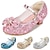 ieftine Pantofi de prințesă pentru copii-Fete Tocuri Zilnic Sclipici Pantofi rochie Călcâi Cauciuc PU Respirabilitate Non-alunecare Pe înălțime în creștere Sandale de cristal Copii mari (7 ani +) Copii mici (4-7 ani) Toddler (9m-4YS) Nunt