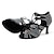 ieftine Pantofi Dans Latin-Pentru femei Încălțăminte latină Pantofi Salsa Performanță Antrenament Sandale de cristal Călcâi Adidași Cristale / Strasuri Detalii Cristal Dantelă Subțire superioară Dantelat Cureaua de legătură