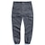Недорогие женские брюки-карго-синие однотонные повседневные брюки карго на пуговицах