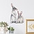cheap Decorative Wall Stickers-Cartoon Removable PVC Wall Stickers Home Decoration Wall Decal Wall Stickers For Bedroom Living Room Office Kids Room 30X40CM