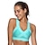 cheap Sports Bras-Women&#039;s Sports Bra Bralette Racerback Nylon Spandex Gym Workout Running Jogging Adjustable Quick Dry Breathable Padded Medium Support Red Fuchsia Gray Green Royal Blue White Solid Colored / Summer