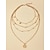 cheap Necklaces-Women&#039;s Pendant Necklace Necklace Classic Friends Heart Romantic Classic Holiday Modern Alloy Gold 40 cm Necklace Jewelry 1pc For Christmas Wedding Street Masquerade Birthday Party