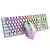 cheap Mouse Keyboard Combo-T87 Rechargeable Keyboard and Mouse Set Wireless Mechanical Feel Multicolor Backlit Gaming Keyboard Mouse Set Wireless Waterproof 2.4G USB Drive