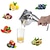 halpa Keittiökoneet-manuaalinen mehunpuristin alumiiniseos käsikäyttöinen juicer granaattiomena appelsiini sitruunan sokeriruo&#039;on mehu keittiö hedelmät työkalu