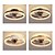 cheap Dimmable Ceiling Lights-LED Ceiling Fan Lights 50 cm Dimmable Ceiling Fan Metal Painted Finishes LED 220-240V