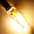 billige Bi-pin lamper med LED-g4 ledpære 3w tilsvarer 20w-25w t3 jc type bi-pin g4 base halogenpære ac / dc 12v varm hvit 3000k g4 lyspære for puck lys rv under benk kjøkkenbelysning under skap lys 4 pakke