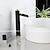 Недорогие классический-смеситель для ванной комнаты, латунная одинарная ручка, одно отверстие, гальваническое покрытие, вращающийся водопад, смеситель для раковины ванной комнаты с линиями подачи и переключателем