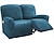 cheap Recliner Chair Cover-Sectional Recliner Sofa Slipcover 1 Set of 6 Pieces Microfiber Stretch High Elastic High Quality Velvet Sofa Cover Sofa Slipcover for 2 Seats Cushion Recliner Sofa