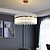 ieftine Candelabre Unice-lumina cu pandantiv cu LED 50/60 / 80cm lumina de lux europeană K9 candelabru de cristal de înaltă lumină, iluminat cu tavan potrivit pentru dormitor, sufragerie studiu ac110v ac220v