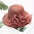 cheap Party Hats-Hats Net Sun Hat Casual Holiday Valentine&#039;s Day Valentine Melbourne Cup Fashion With Flower Headpiece Headwear