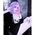 Χαμηλού Κόστους Συνθετικές Trendy Περούκες-κοντή ροζ και μοβ περούκα bob με κτυπήματα σγουρά κυματιστές lolita cosplay αποκριάτικες περούκες για κορίτσια