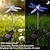 ieftine Lumini de cale și lanterne-lumini de grădină solare în aer liber multicolor schimbătoare de păsări fluture libelula lumină de cale solară lumini de peisaj în aer liber lampă de gazon