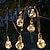 halpa LED-hehkulamput-kuparilangan lamppujonon valot 4m 10leds keiju kevyt paristokäyttö puutarhaloma ulkokodinsisustus