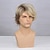 cheap Costume Wigs-Mens Blonde Wig Short Layered Natural Synthetic Heat Resistant Wigs  Cosplay   Wig with Wig Cap Halloween Wig