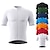cheap Cycling Jerseys-OUKU Men&#039;s Cycling Jersey Short Sleeve Mountain Bike MTB Road Bike Cycling Graphic Color Block Patchwork Jersey Top Black White Red Spandex Breathable Moisture Wicking Soft Sports Clothing Apparel